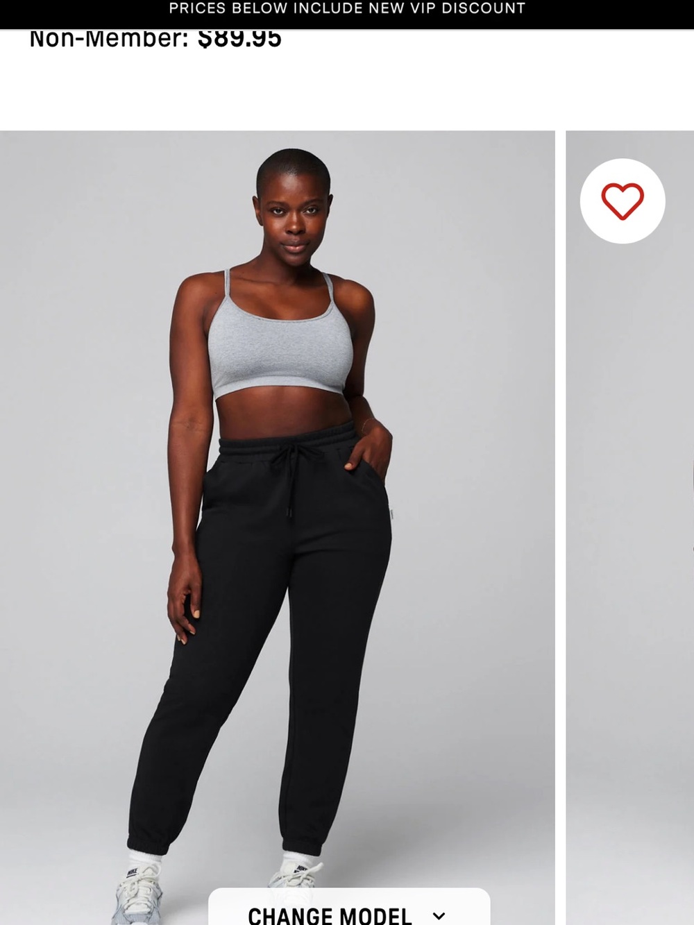 Women's Black joggers Fabletics